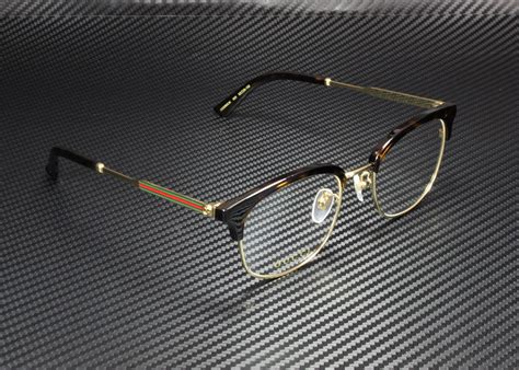 gucci gold frame glasses men's.